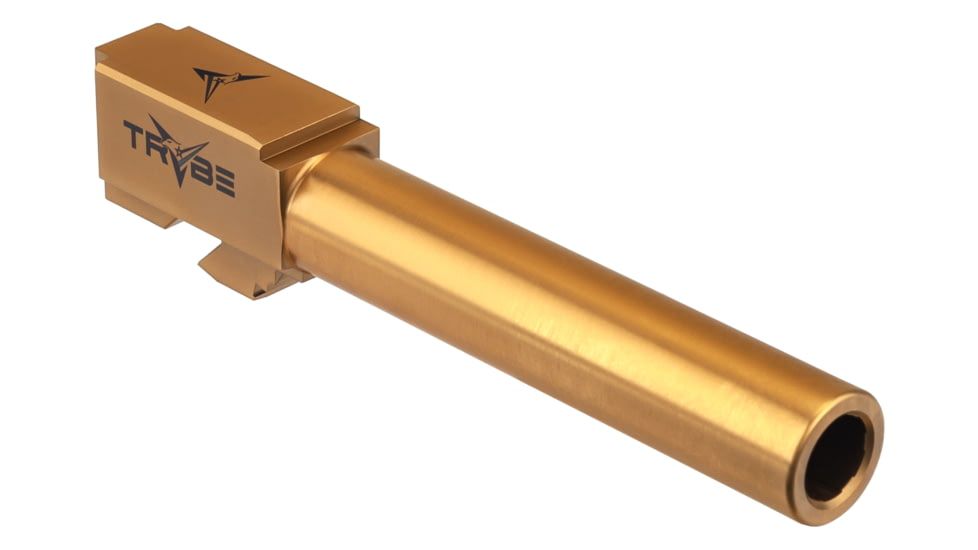 TRYBE Defense Match Grade Non Threaded Pistol Barrel, Glock 20, Gold TIN, PBG20-TIN