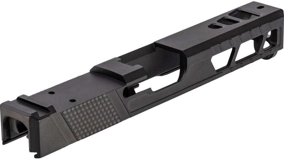 TRYBE Defense Pistol Slide, Glock 17, Gen 3, DeltaPoint Pro Cut, Version 2, Black Cerakote, No Base Plate Included, SLDG17G3DPV2-BN