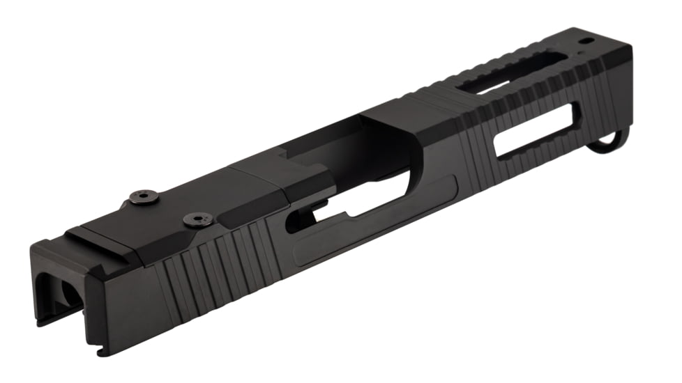 TRYBE Defense Pistol Slide, Glock 17, Gen 4, RMR Cut, Version 1, Black Cerakote SLDG17G4RMR-BN