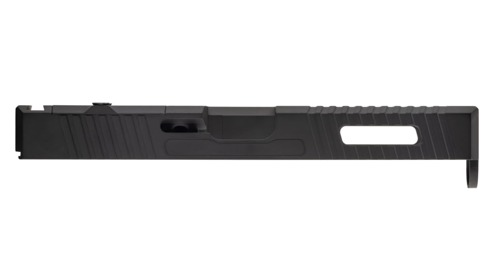 TRYBE Defense Pistol Slide, Glock 17, Gen 4, RMR Cut, Version 1, Black Cerakote SLDG17G4RMR-BN