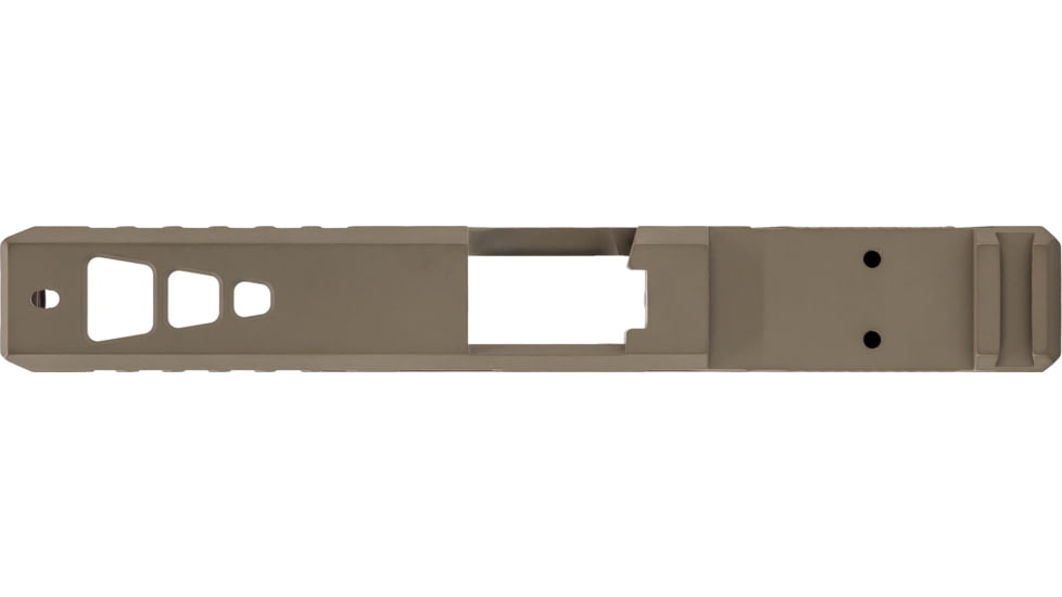 TRYBE Defense Pistol Slide, Glock 17, Gen 5, Viper Cut, Version 2, FDE Cerakote, No Base Plate Included, SLDG17G5VPRV2-FDE