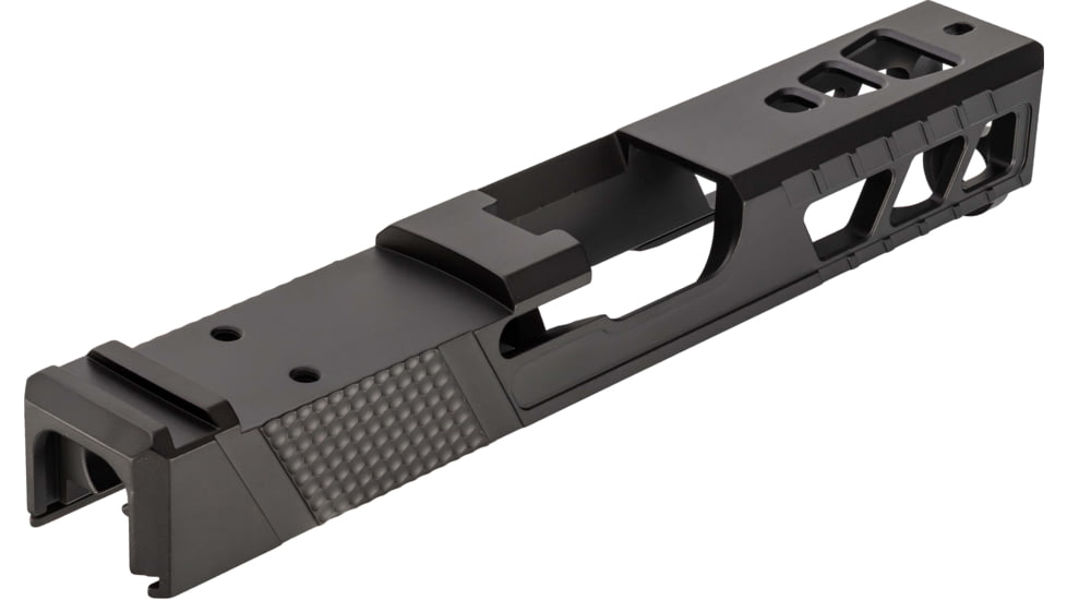 TRYBE Defense Pistol Slide, Glock 19, Gen 3, DeltaPoint Pro Cut, Version 2, Black Cerakote, No Base Plate Included, SLDG19G3DPV2-BN