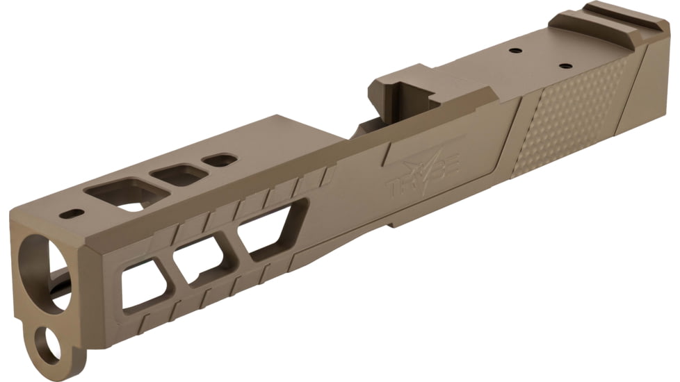 TRYBE Defense Pistol Slide, Glock 19, Gen 3, Viper Cut, Version 2, FDE Cerakote, SLDG19G3VPRV2-FDE