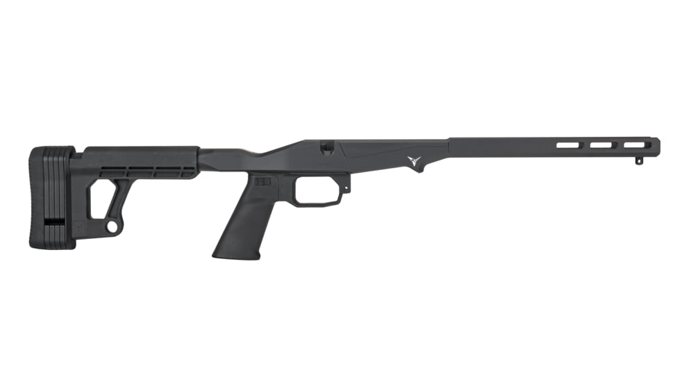 TRYBE Defense R.O.C.S. Rapid Offense Chassis System, Ruger American Rifle Short Action, Black, TRBCHASRUGSA-BK