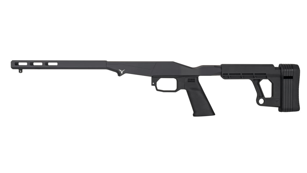 TRYBE Defense R.O.C.S. Rapid Offense Chassis System, Ruger American Rifle Short Action, Black, TRBCHASRUGSA-BK