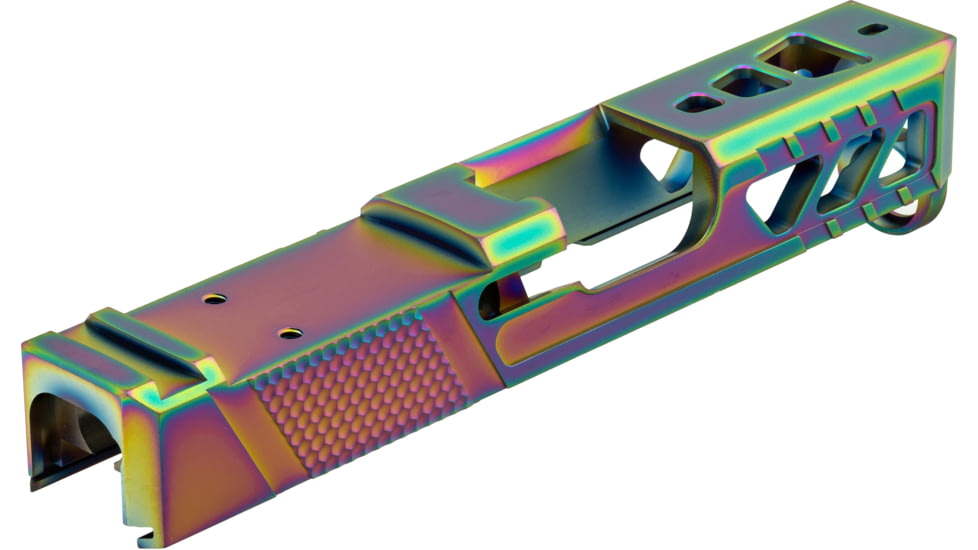 TRYBE Defense Glock 26 Pistol Slide - Version 2, Gen 3/4, DeltaPoint Pro Cut, Chameleon, SLDG26G34DPV2-CML