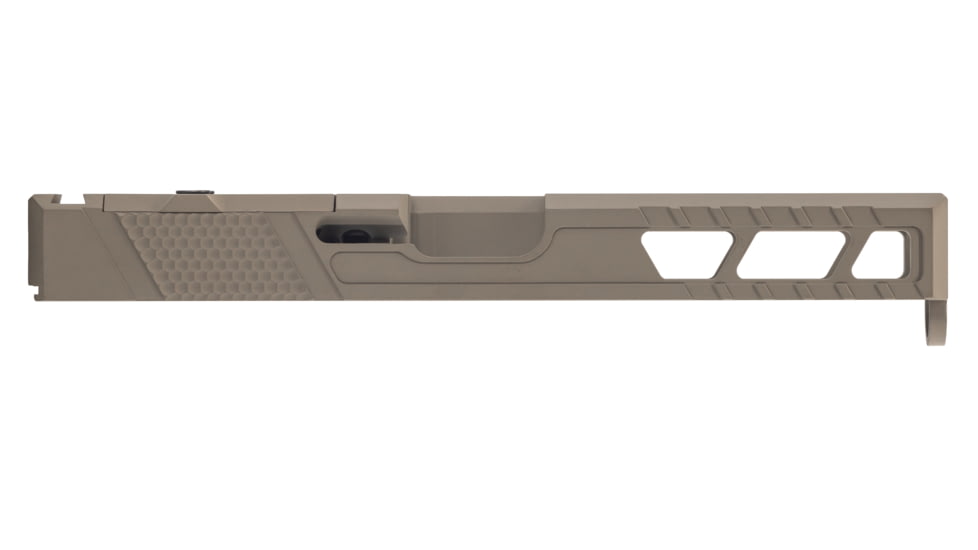 TRYBE Defense Pistol Slide, Glock 17, Gen 3, DeltaPoint Pro Cut, Version 2, FDE Cerakote, SLDG17G3DPV2-FDE