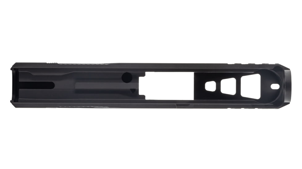 TRYBE Defense Pistol Slide, Glock 26, Gen 3/4, DeltaPoint Pro Cut, Version 2, Black Cerakote SLDG26G34DPV2-BN