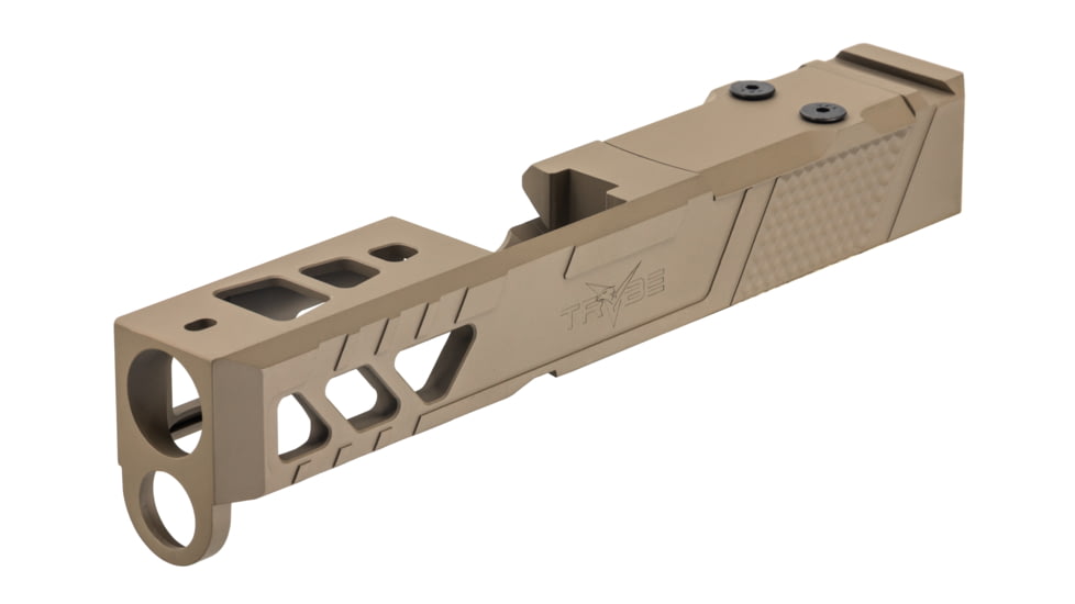 TRYBE Defense TRYBE Defense Pistol Slide, Glock 26, Gen 3/4, DeltaPoint Pro Cut, Version 2, FDE Cerakote, SLDG26G34DPV2-FDE