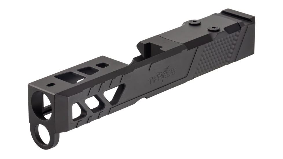 TRYBE Defense TRYBE Defense Pistol Slide, Glock 26, Gen 3/4, Venom Cut, Version 2, Black Cerakote SLDG26G34VNMV2-BN