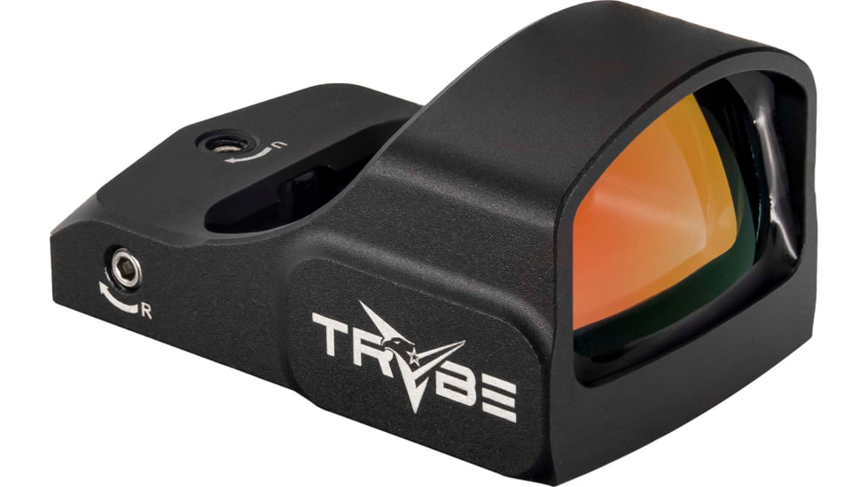 TRYBE Optics 1x24-17mm Mini Advanced Ruggedized Optic Red Dot Sight, Black, MINIRS
