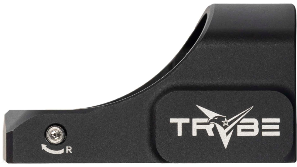 TRYBE Optics 1x24-17mm Mini Advanced Ruggedized Optic Red Dot Sight, Black, MINIRS
