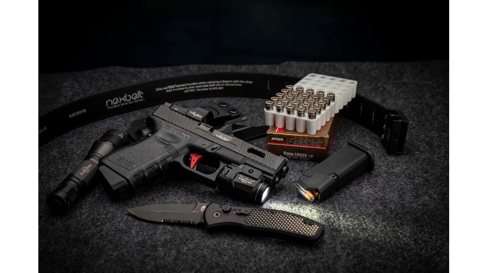 TRYBE Optics 1x24-17mm Mini Advanced Ruggedized Optic Red Dot Sight, Black, MINIRS