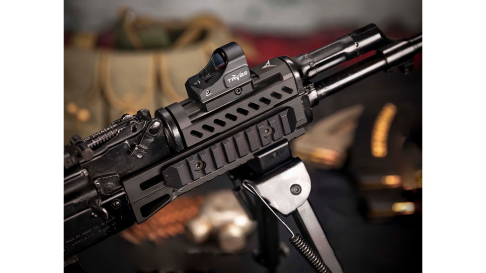 TRYBE Optics 1x24mm Mini Advanced Ruggedized Optic Red Dot Sight, RMR Footprint