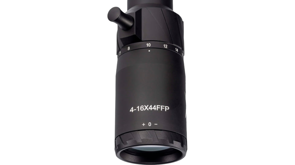 TRYBE Optics HIPO Rifle Scope, 4-16x44mm, 30 mm Tube, FFP, PLR-25 MOA Reticle, Black, TRORS4-16x44FFP-BL