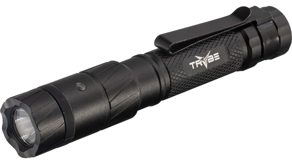 TRYBE Optics Micro Lithium Ion 350 Lumen Rechargeable Handheld Flashlight, Black, MICRO1K-BK