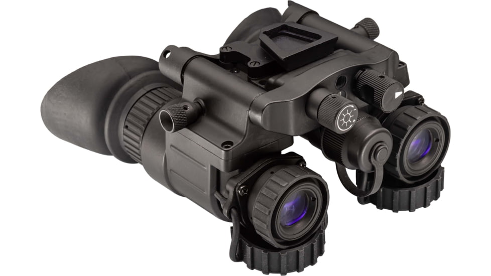 TRYBE Optics NVG-50 Dual 1x Green Phosphor Tube Night Vision Goggle, Gen 3, Black, NVG50G