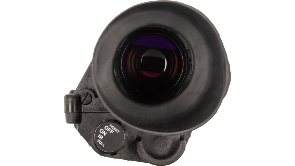 TRYBE Optics PVS-14 Night Vision Monocular, GEN 3, White Phosphor, Min 1600 FOM, 64-72 lp/mm, Regular, Black, TRYBEPVS14WR