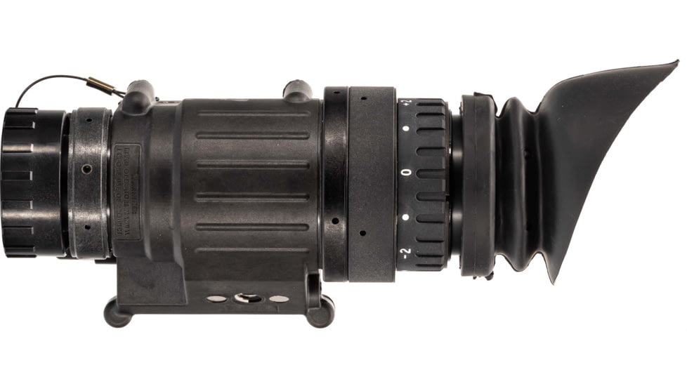 TRYBE Optics PVS-14 Night Vision Monocular, GEN 3, White Phosphor, Min 1600 FOM, 64-72 lp/mm, Regular, Black, TRYBEPVS14WR