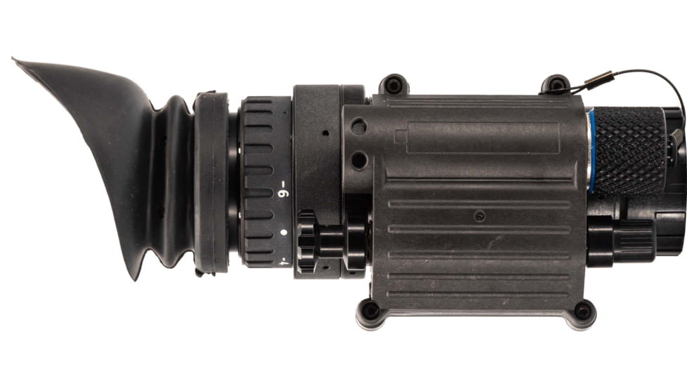 TRYBE Optics PVS-14 Night Vision Monocular, GEN 3, White Phosphor, Min 1600 FOM, 64-72 lp/mm, Regular, Black, TRYBEPVS14WR