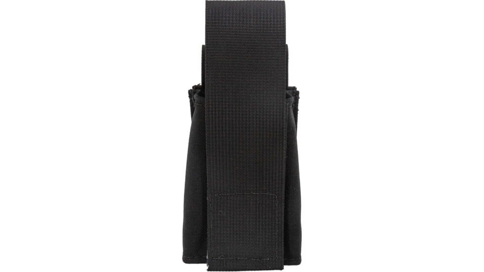 TRYBE Tactical Covered Single Rifle Magazine Pouch, Black, 22HRC0BK