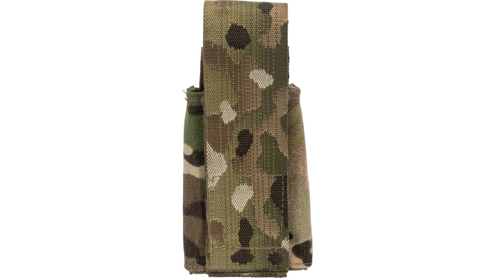 TRYBE Tactical Covered Single Rifle Magazine Pouch, Multi Cam, 22HRC0MC