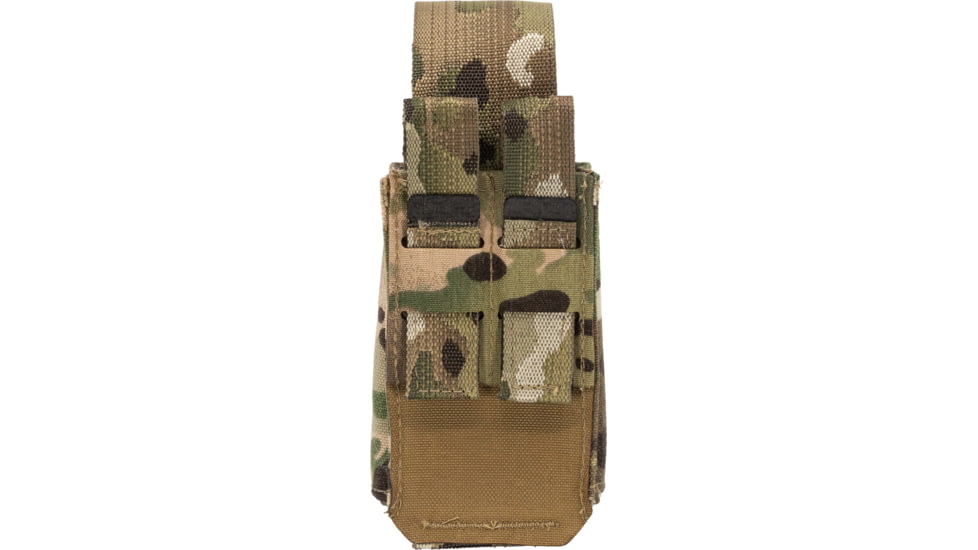 TRYBE Tactical Covered Single Rifle Magazine Pouch, Multi Cam, 22HRC0MC