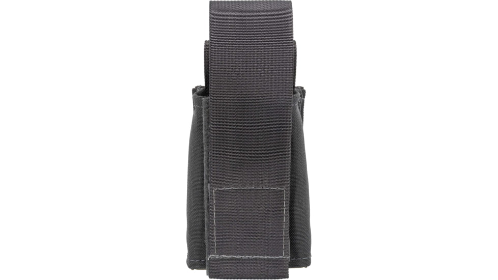 TRYBE Tactical Covered Single Rifle Magazine Pouch, Wolf Grey, 22HRC0WG