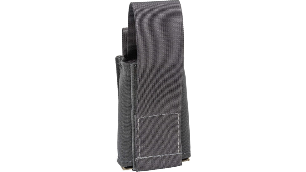 TRYBE Tactical Covered Single Rifle Magazine Pouch, Wolf Grey, 22HRC0WG