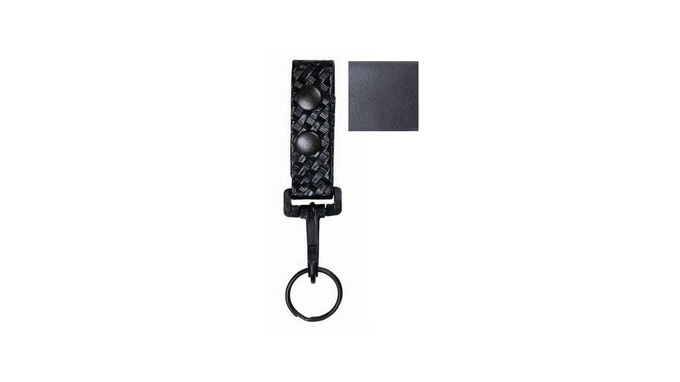 TUFF Products Key Strap/Belt Keeper w/ Double Snap, Black Plain, O/S 7120-BPB