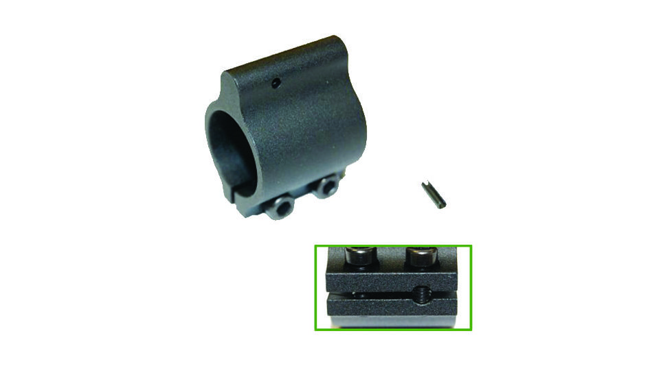 Tuff Zone Low Profile Gas Block, Set Screw Style, TZ-MGBS2