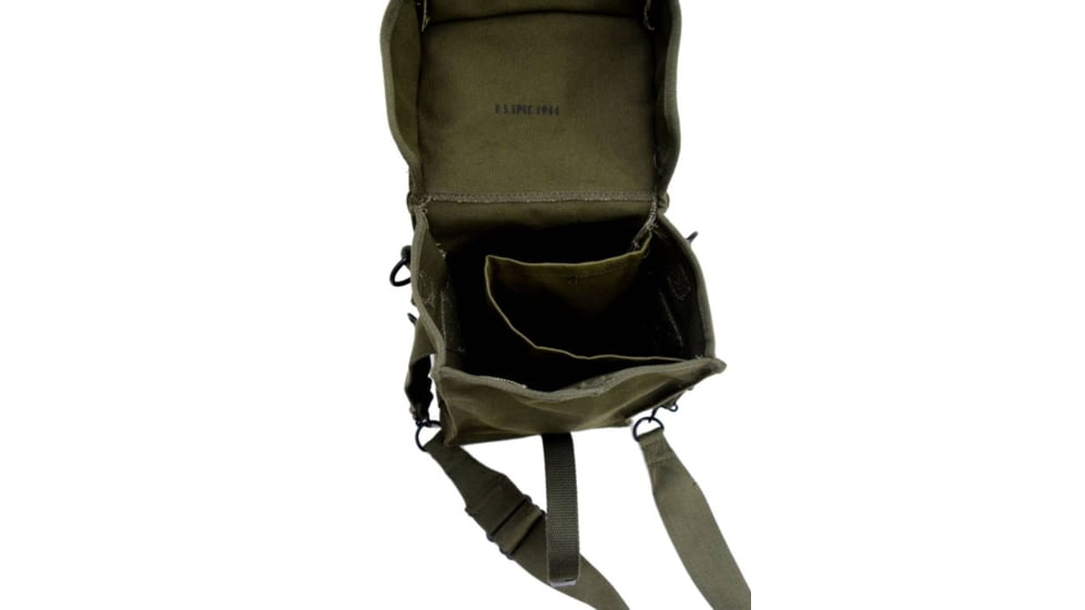 U.S. Spec Canvas M1 Ammunition Carrying Bag, OD Green, RODM1AMMOOP