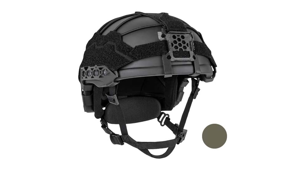 UARM BHBH Boltless High-Cut Ballistic Helmet, Type IIIA Threat Level, Ranger Green, M, BHBHMR
