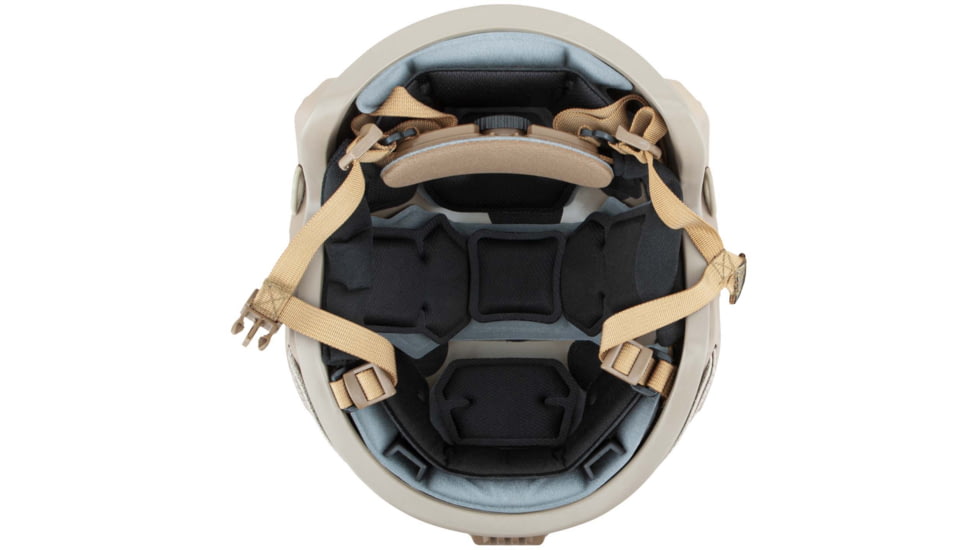 UARM HCBH High Cut Ballistic Helmet, Teijin Twaron Aramid, Tan, Large, HCBHLT
