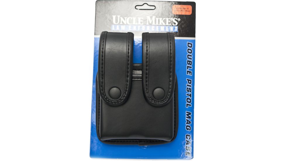 Uncle Mike S Fitted Pistol Magazine Pouch W Insert Dual Double Stack Mirage Plain 74361