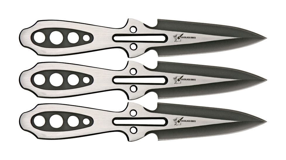 Uncle Mikes Blackjack Intl 3 pc Fixed Blade Knife Set BJ031