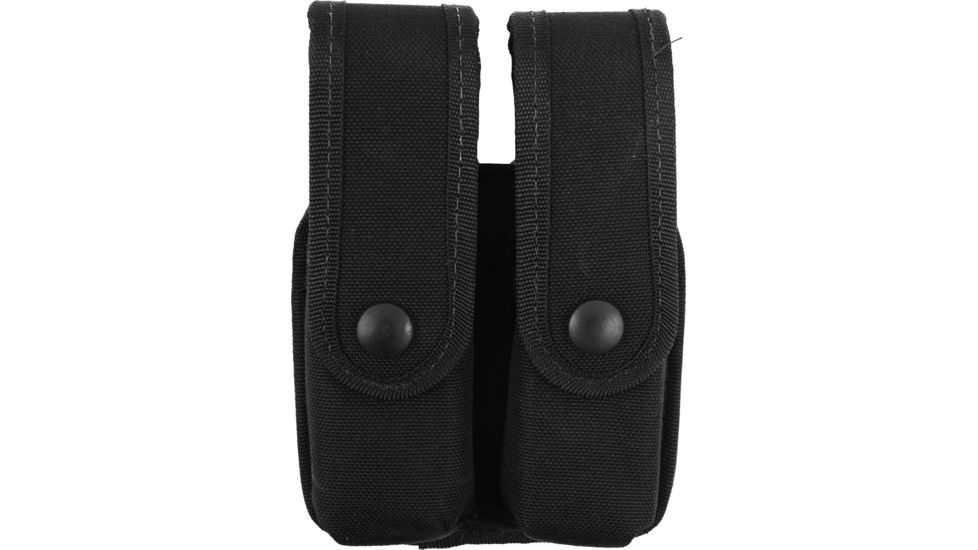 Uncle Mike's Fitted Pistol Magazine Pouch w/ Insert, Divided, Double Stack, Cordura 88367 