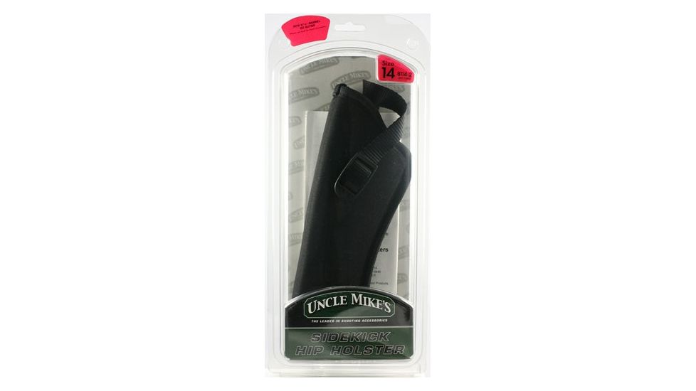 Uncle Mike's 6 7/8inch barrel .22 autos Black Cordura Holster, Left Hand 81142