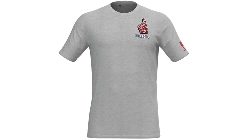 Under Armour Freedom Fun Illustrated T-Shirt - Mens, White, Small, 1362053100SM