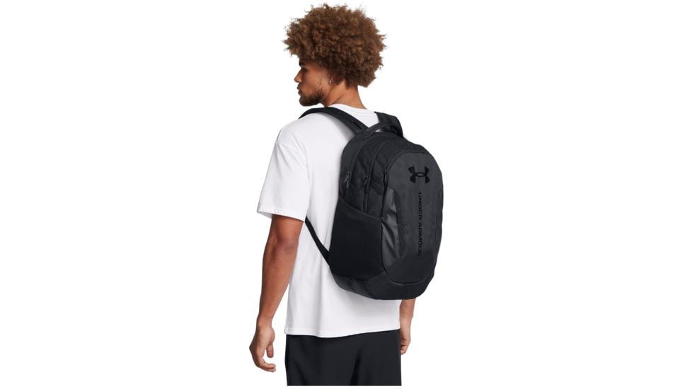 Under Armour Ua Hustle 6.0 Backpack, Black - 1384672003OSFM