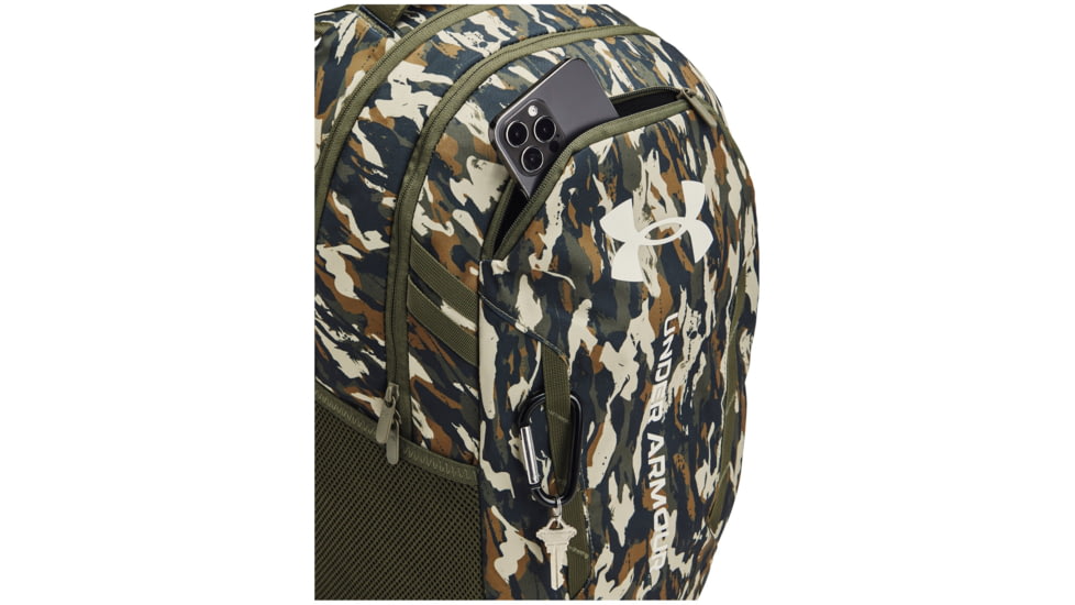 Under Armour Ua Hustle 6.0 Backpack, Marine Od Green/summit White - 1384672390OSFM