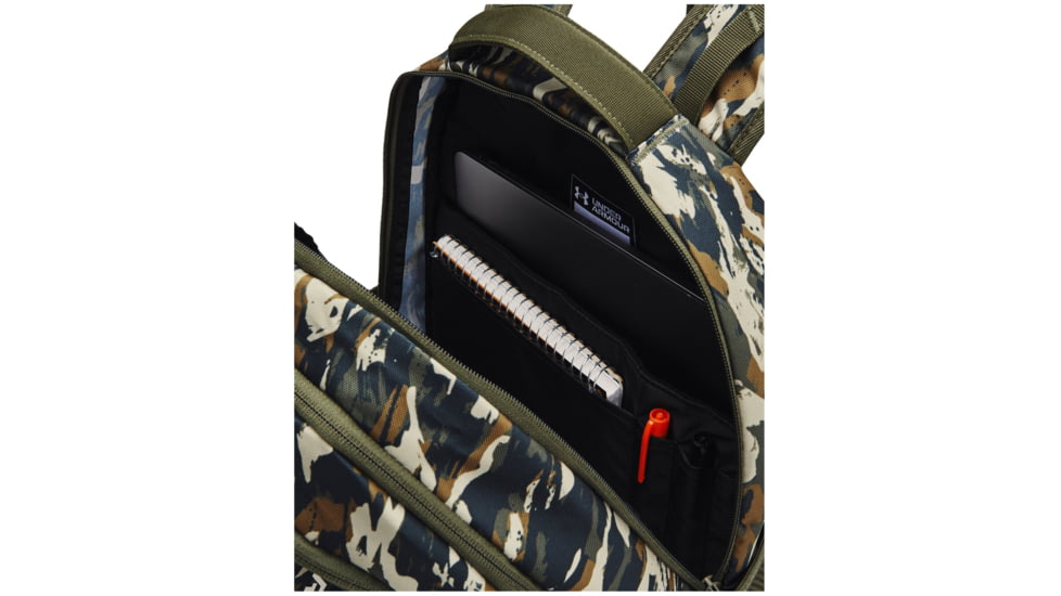 Under Armour Ua Hustle 6.0 Backpack, Marine Od Green/summit White - 1384672390OSFM
