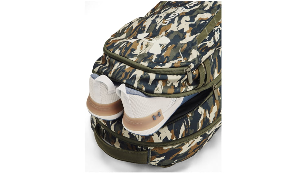Under Armour Ua Hustle 6.0 Backpack, Marine Od Green/summit White - 1384672390OSFM