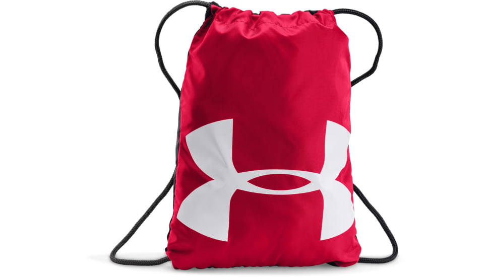 Under Armour UA Ozsee Sackpack Travel Backpack, Red, One Size Fits All, 1240539600OSFA