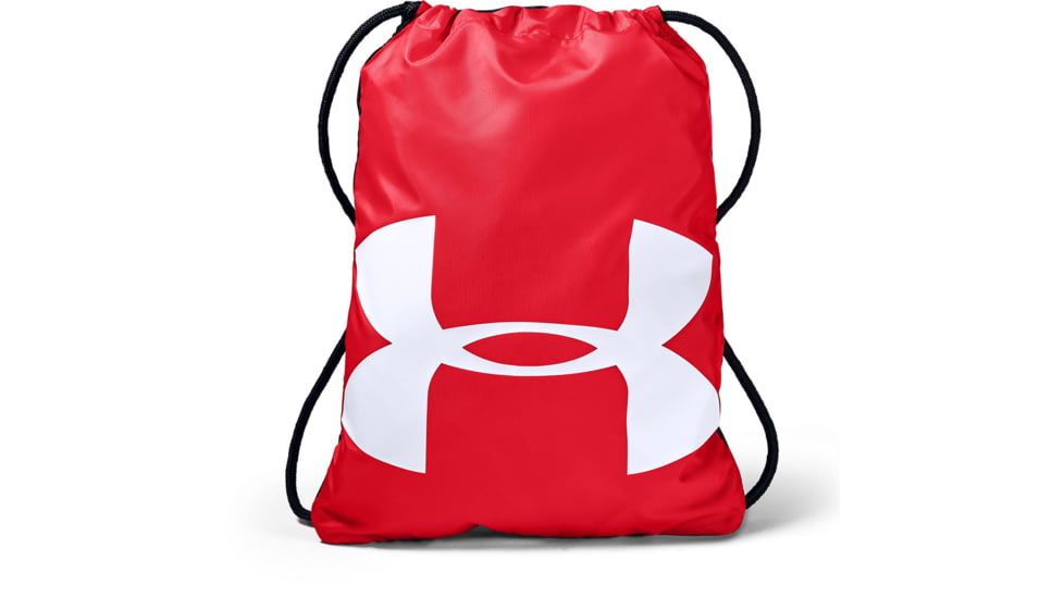 Under Armour UA Ozsee Sackpack Travel Backpack, Red, One Size Fits All, 1240539600OSFA