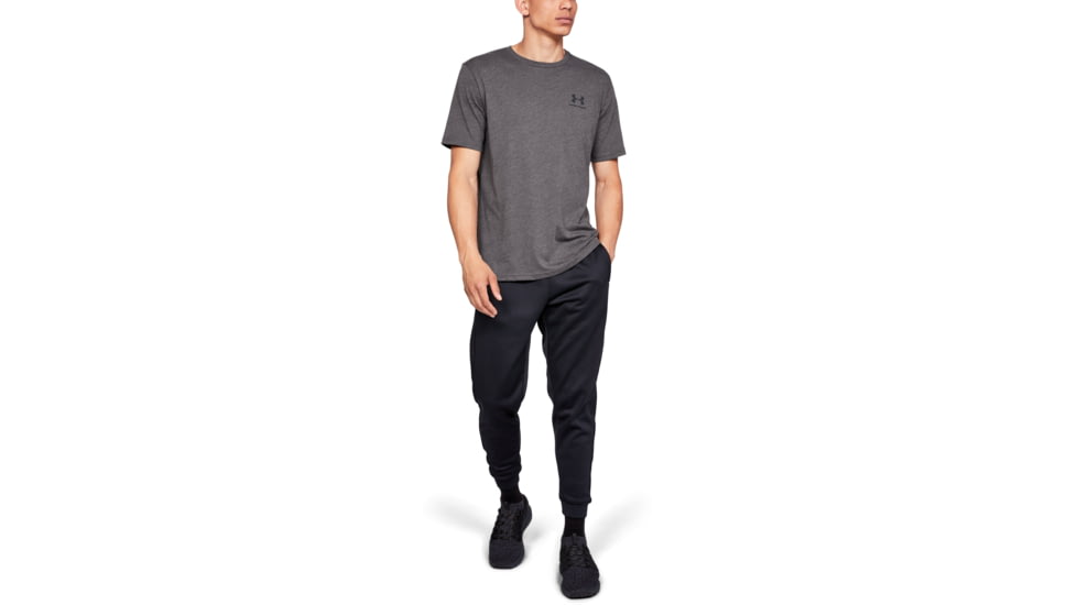 Under Armour Ua Sportstyle Left Chest T-shirt, Charcoal Medium Heather - 13267990192X