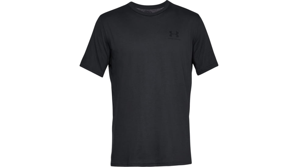 Under Armour UA Sportstyle Left Chest T-Shirt - Mens, Black, X-Large, 1326799001XL