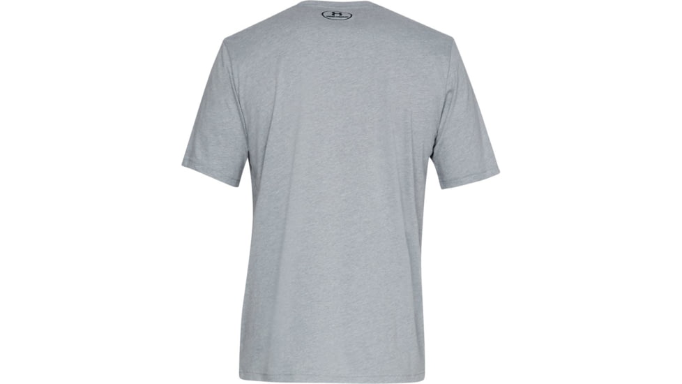 Under Armour UA Sportstyle Left Chest T-Shirt - Mens, Steel Light Heather, 3X-Large, 13267990363XL