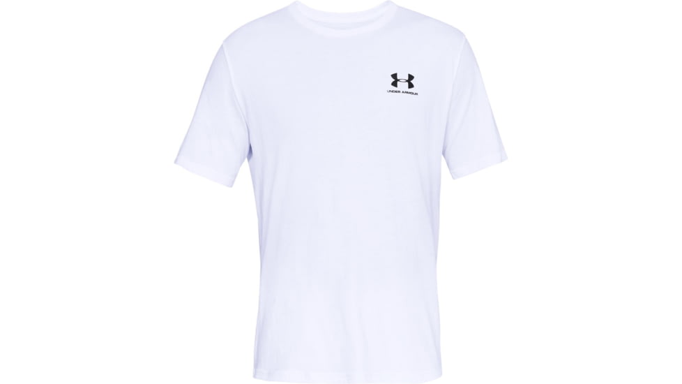 Under Armour UA Sportstyle Left Chest T-Shirt - Mens, White, 4X-Large, 13267991004XL