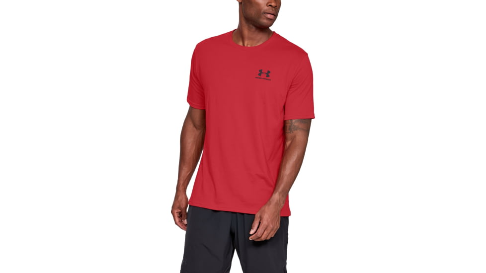 Under Armour Ua Sportstyle Left Chest T-shirt, Red - 13267996002X